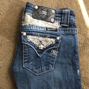 Miss me jeans size 26 short/ skinny